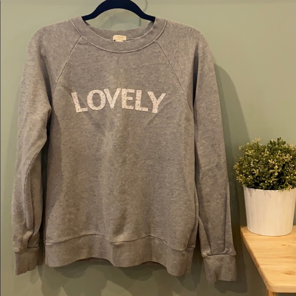 🤍J. Crew “Lovely” sweatshirt🤍
